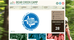 Desktop Screenshot of bearcreekcamp.org